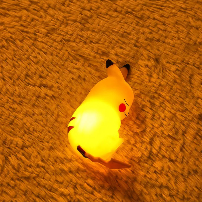 Veilleuse Pokemon Pikachu, Jouet Lumineux Pour Enfants, Lampe De Chevet Mignonne, Cadeau D'Anniversaire Et De Noël Pour Enfants