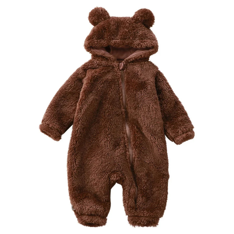 Combinaison ourson bébé – Marron