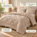Couette 2 en 1 – Sans housse, lavable en machine