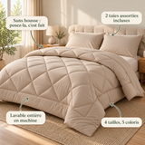 Couette 2 en 1 – Sans housse, lavable en machine
