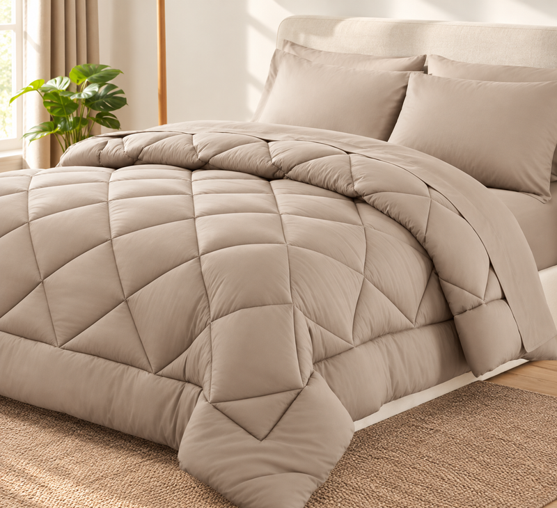 Couette 2 en 1 Dodolia coloris beige