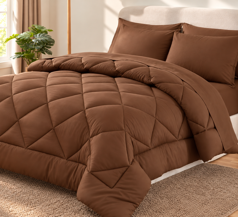 Couette 2 en 1 Dodolia coloris caramel